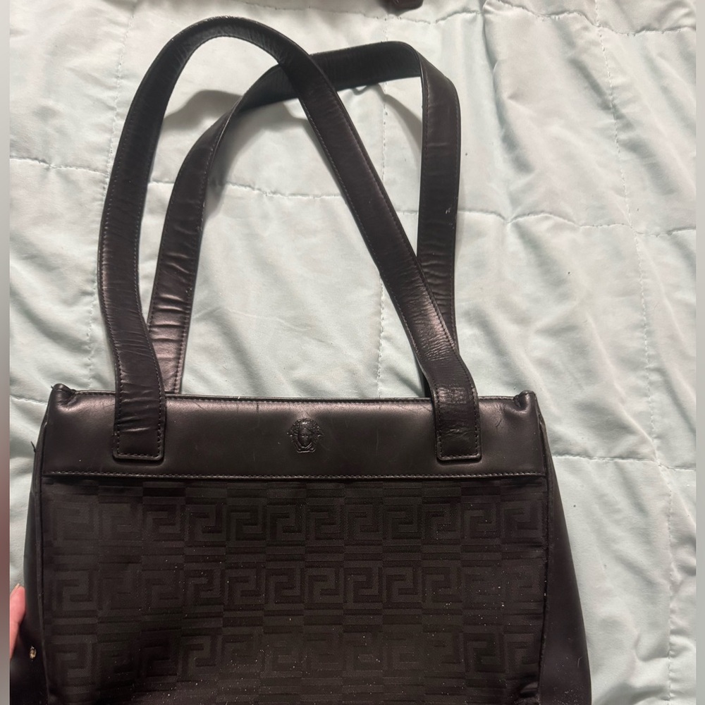 Versace Black Tote Bag